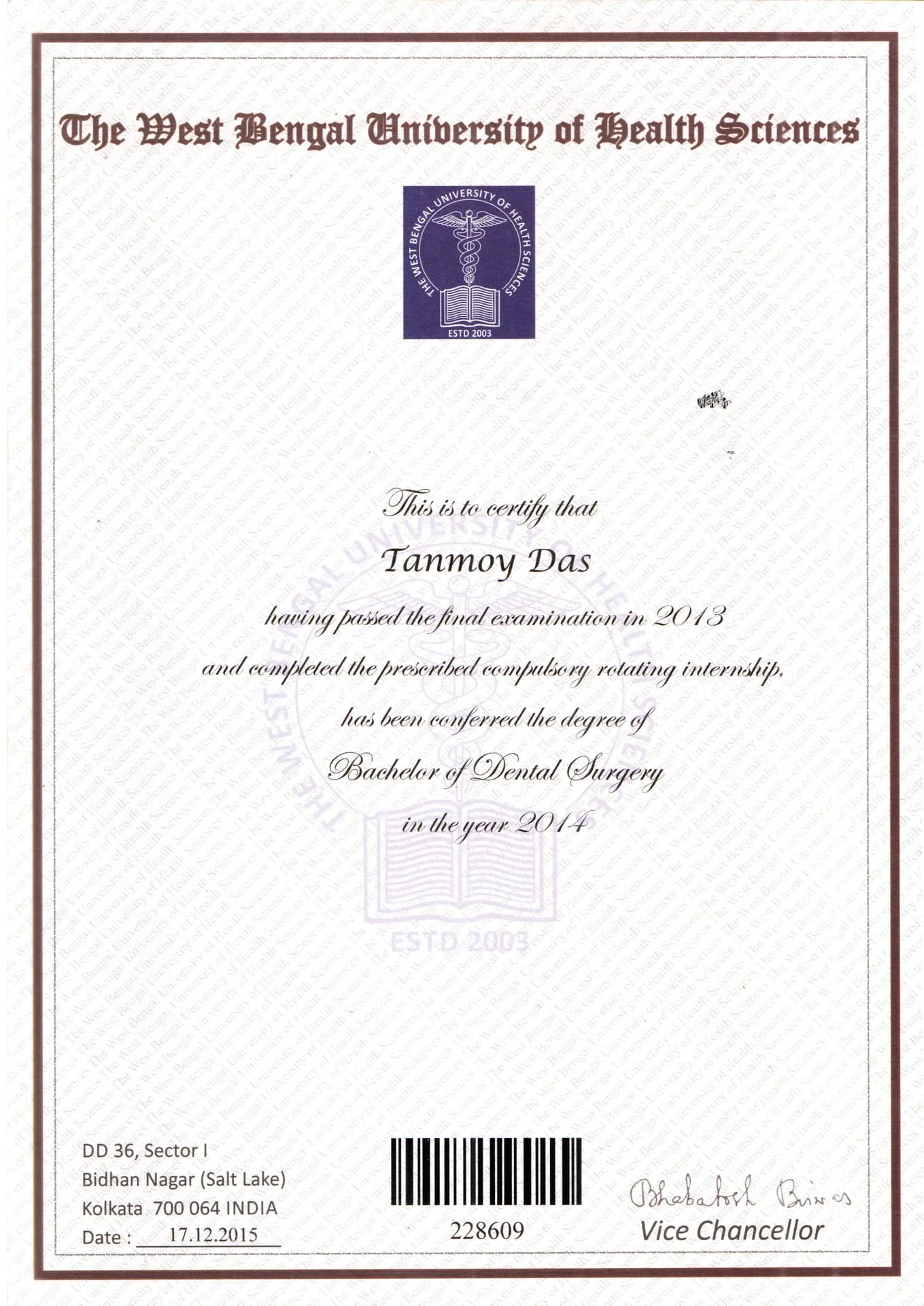 Professional Certificate 3